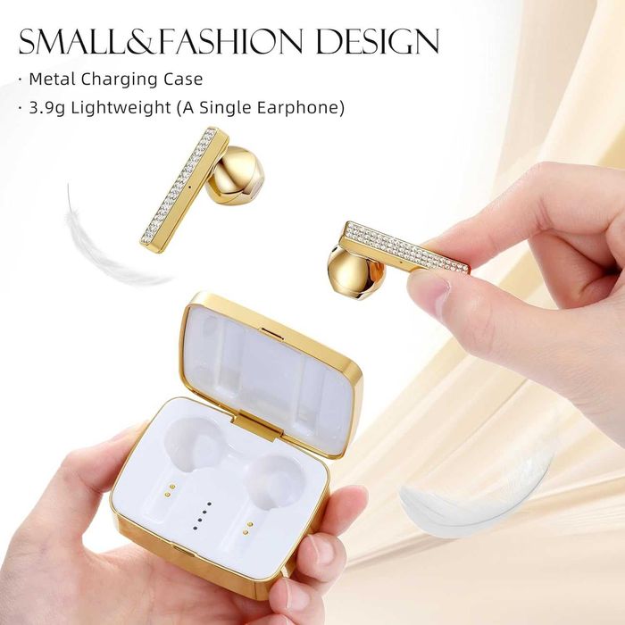 Безжични слушалки ELLA'S EARS Gold Bluetooth 5.3