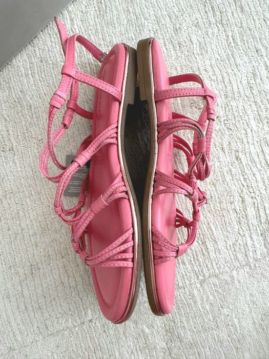 Sandale din piele naturala Tamaris