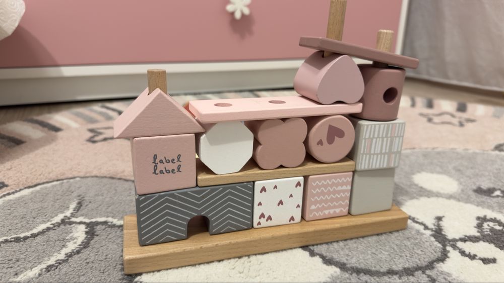 Set piese de lemn de construit 1+