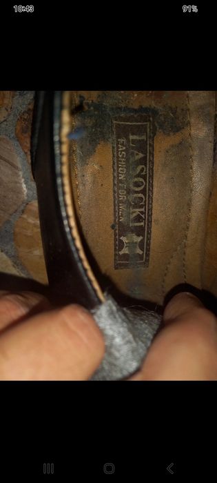 Pantofi barbati din piele marca Lasoki marime 44-45 stare perfecta