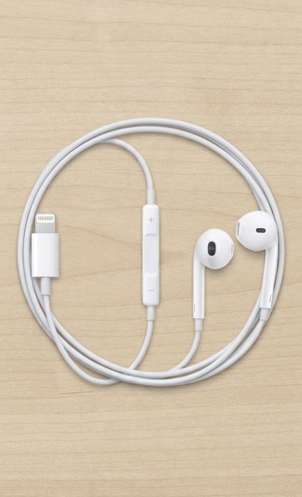 Оригинальные Apple EarPods с разъёмом Lightning