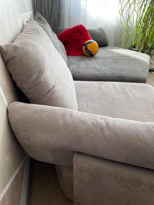 Модулен диван Feydom сив 2 кресла