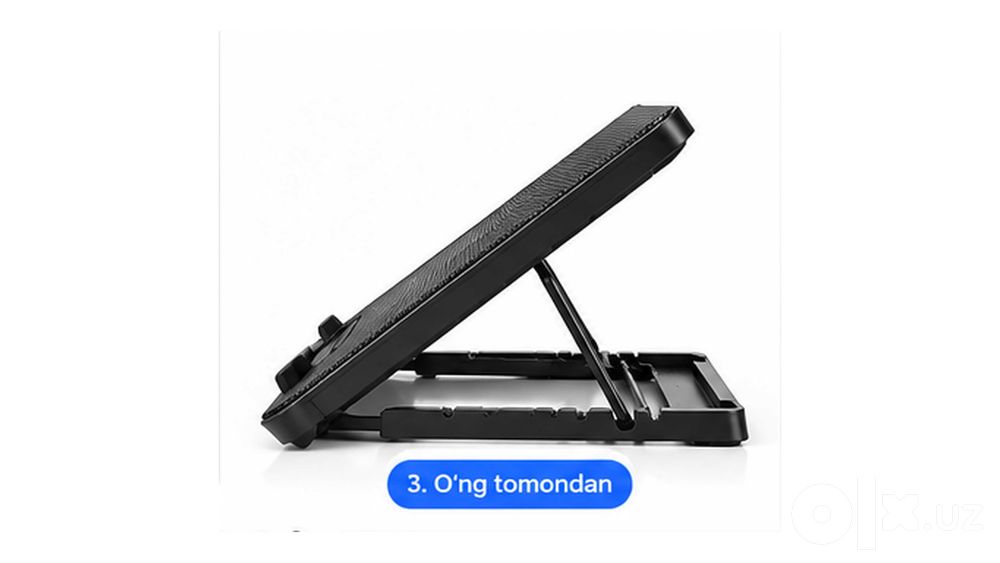 N99 Notebook Cooling Pad — Noutbuk uchun 2 ventilyatorli sovutkich