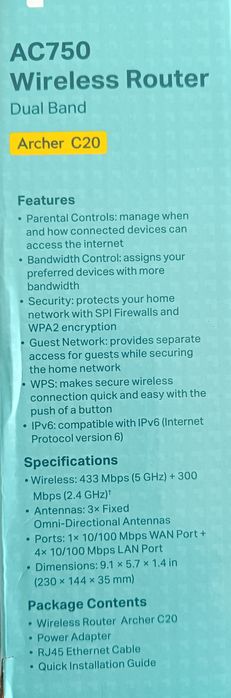 Router TP-Link Archer C20