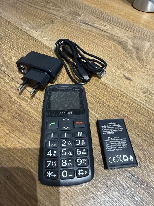 Telefon mobil pentru seniori Beafon SL230LTE. Nou, nefolosit