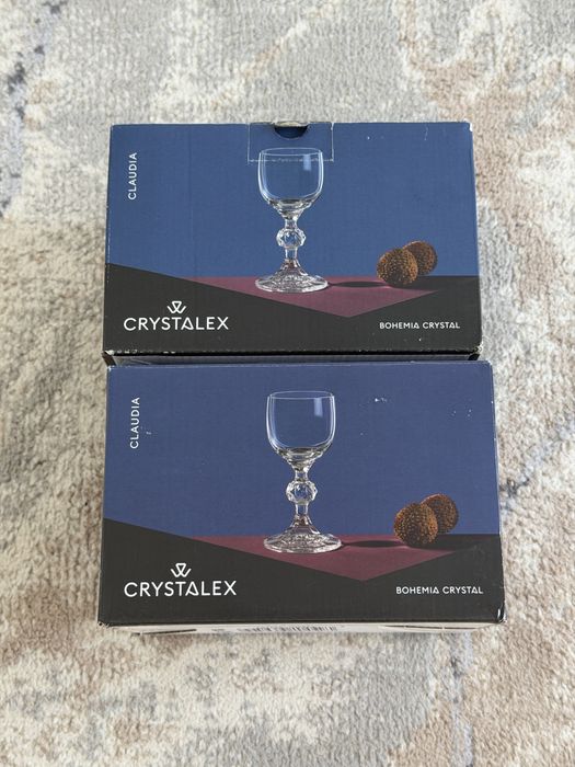 Новые рюмки Bohemia Crystal (Claudia)