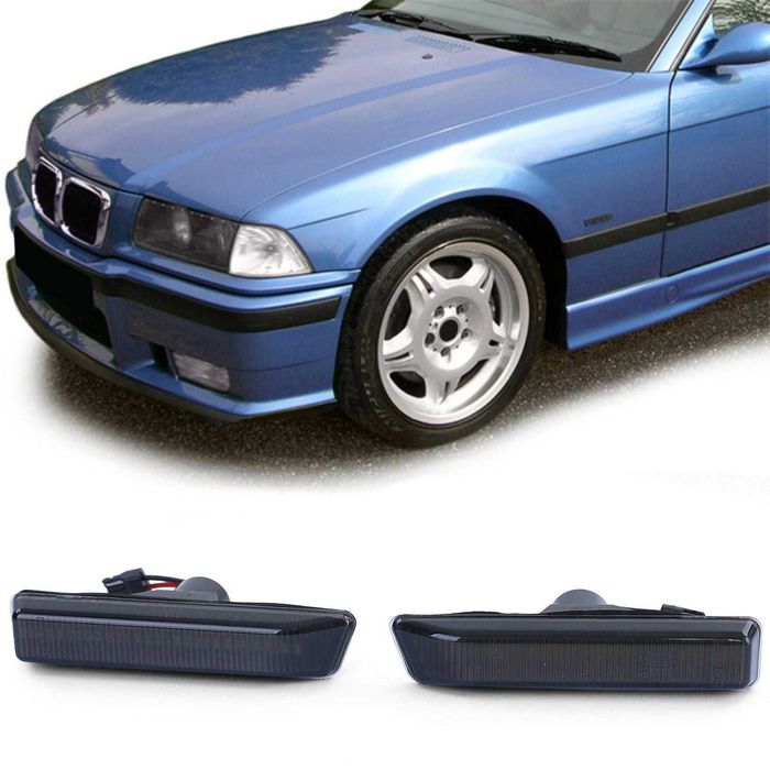 Странични мигачи БМВ Е36 Е53 Х5 ЛЕД 96-99 BMW E36 затъмнени LED E53 X5