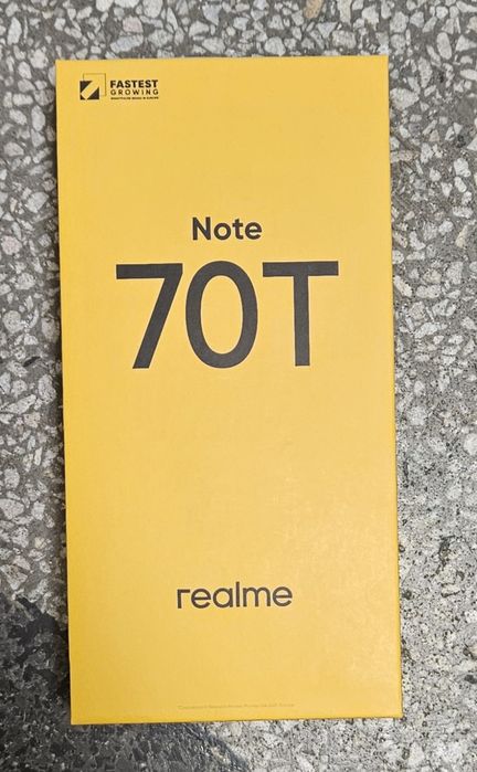 Realme Note 70T 128GB, черен