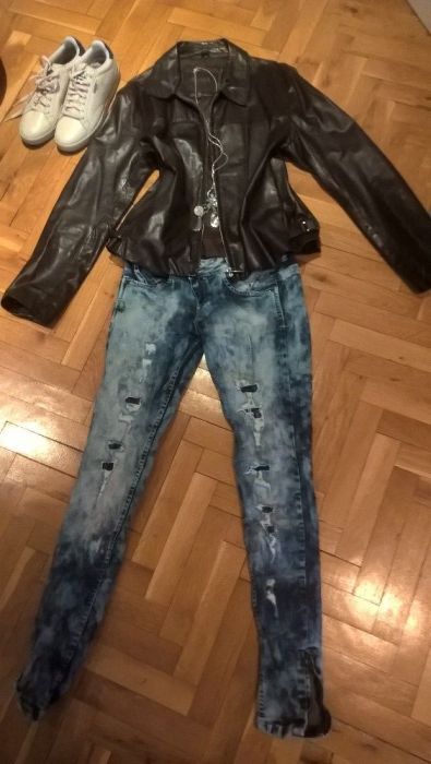 Дамско яке от естествена кожа