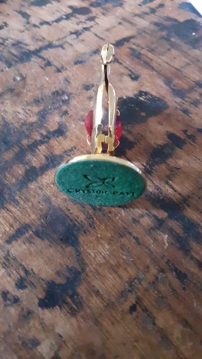 метален декоративен лебед CRYSTOCRAFT антикварен Swarovski кристали