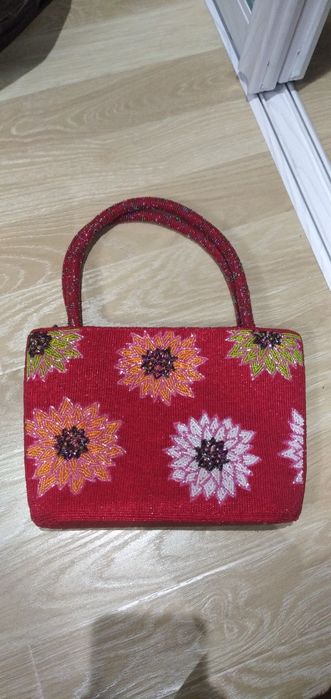Сумка с бисером фабричная