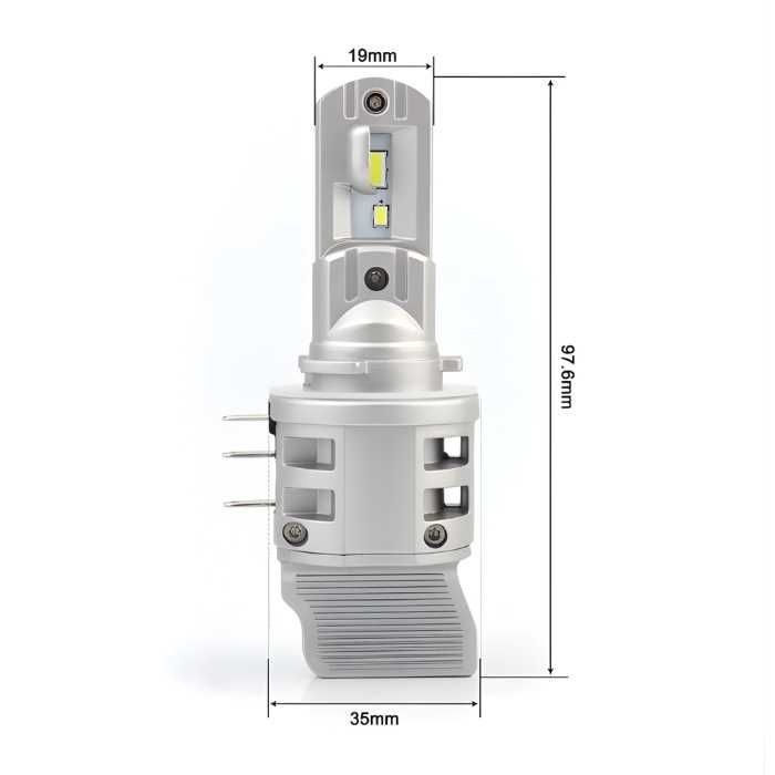 Диони LED Крушки H15 36W 6500K Ксенон Ефект за Дневни и Дълги Светлини