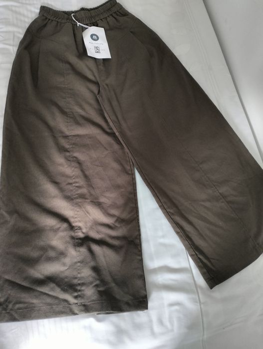 Новые кюлоты летние, лён.