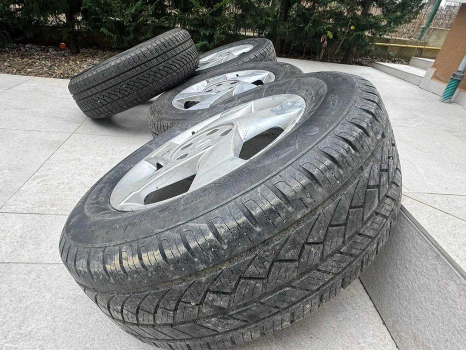 Jante aliaj originale- Dacia Duster- echilibrate, gata de montaj.