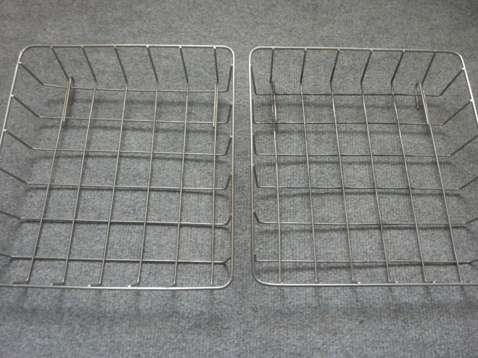 Сетчатые корзины, полки металлические из металл. сетки