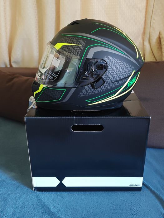 Casca IXS mărime XL cu ochelari integrati noua