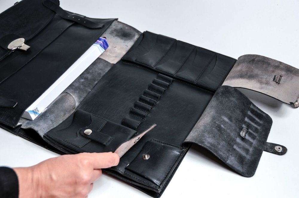 Geanta servieta piele Titanic