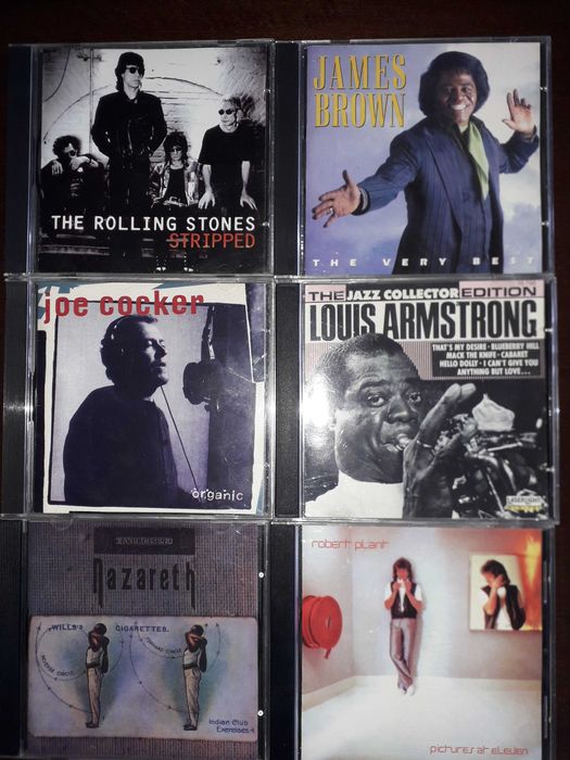 CD-Smokie,FLEETOOD MAC, Elton John, ,Eric Clapton,Nazareth,James Brown