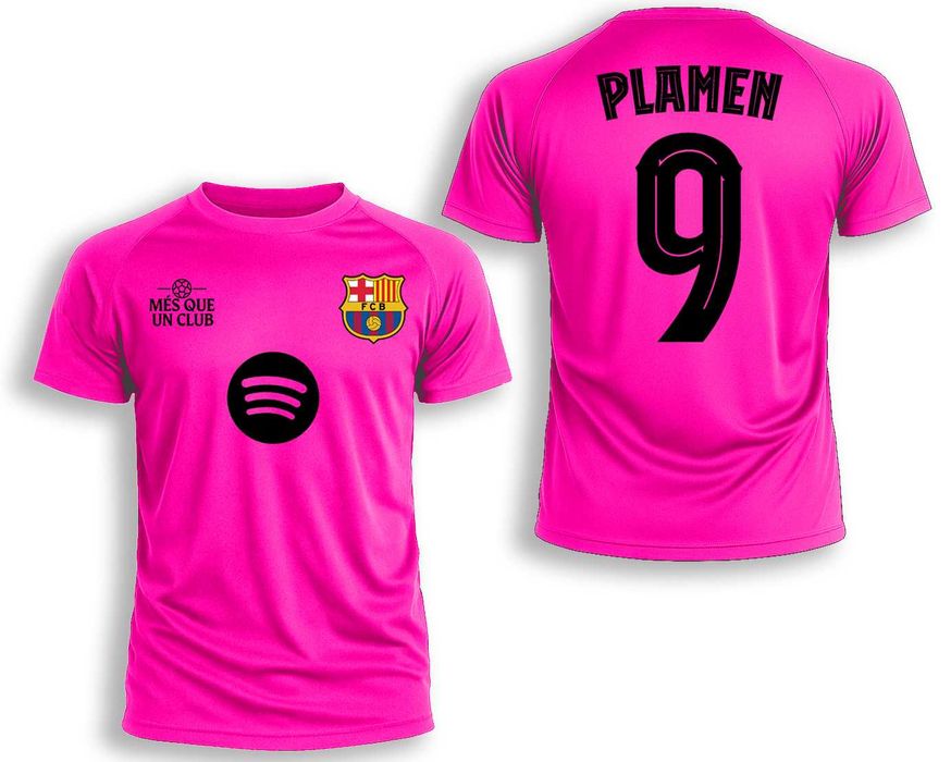 DRI-FIT ДЕТСКИ, МЪЖКИ тениски Барселона Barcelona YAMAL с ИМЕ по избор