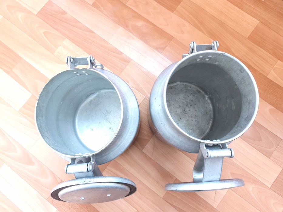 Алюминиевые бидоны (молочные фляги) СССР — 2 шт