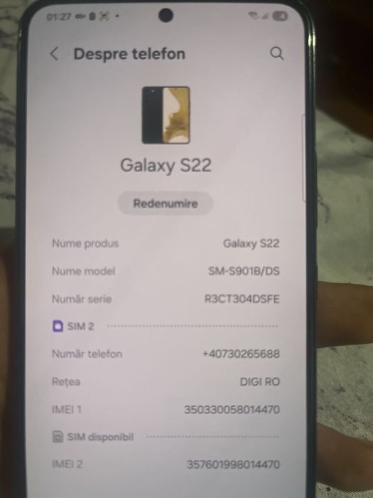 Samsung s22  128 gb