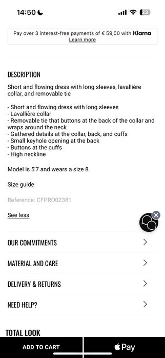 Рокля Claudie Pierlot (sandro) р-р 34