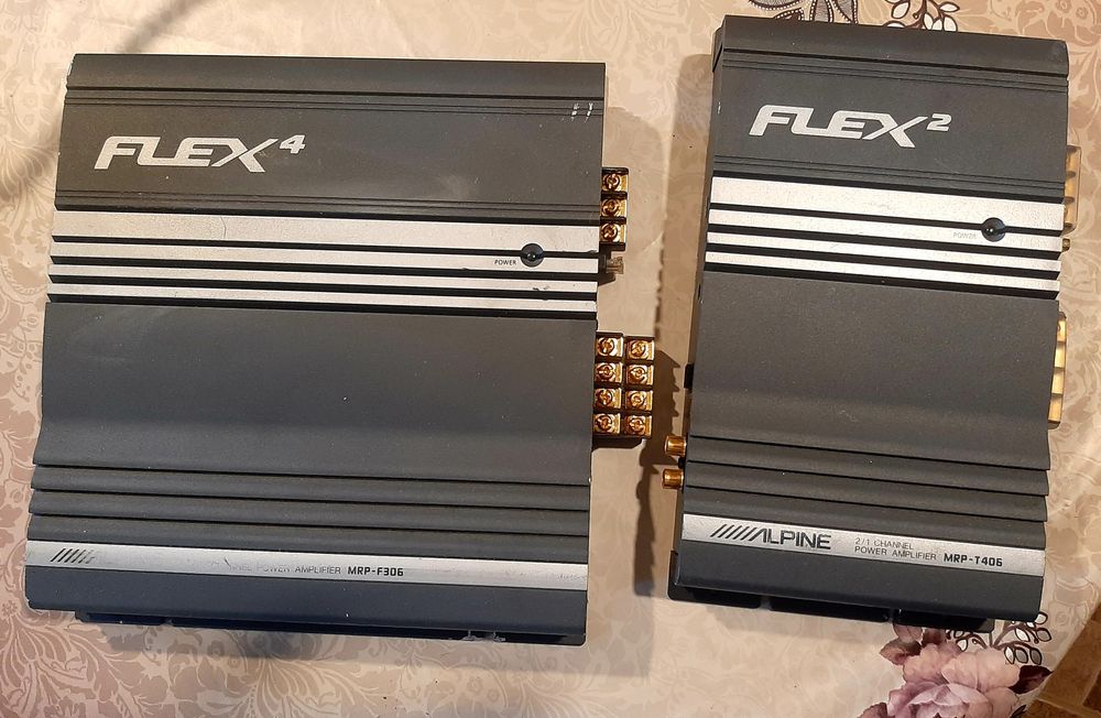 Комплект усилватели Alpine Flex 4 (MRP-F306) & Flex 2 (MRP-T406)