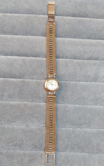 Золотые часы Чайка с бриллиантом 583СССР