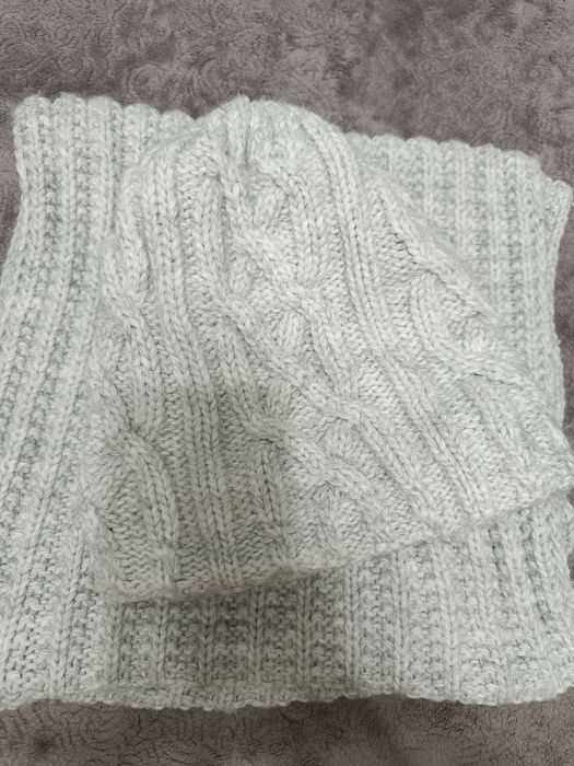 Шапка и снуд зимние