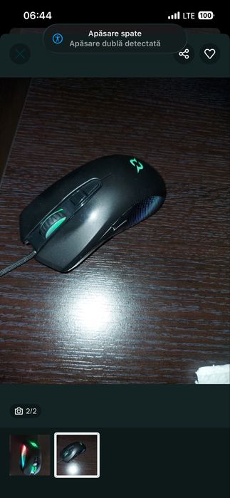 Mouse AQIRYS Phoenix, 12000dpi, optic,