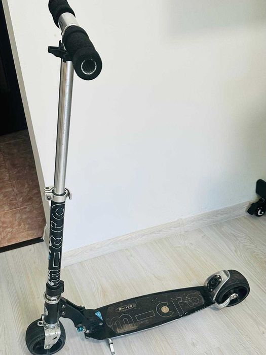 Trotinetă Micro Rocket Black – demontabilă, stare bună