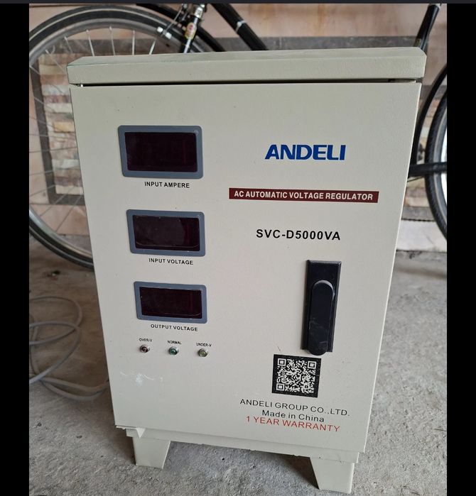 Стабилизатор напряжения Adelia D5VA Новый, усиленная защита техники