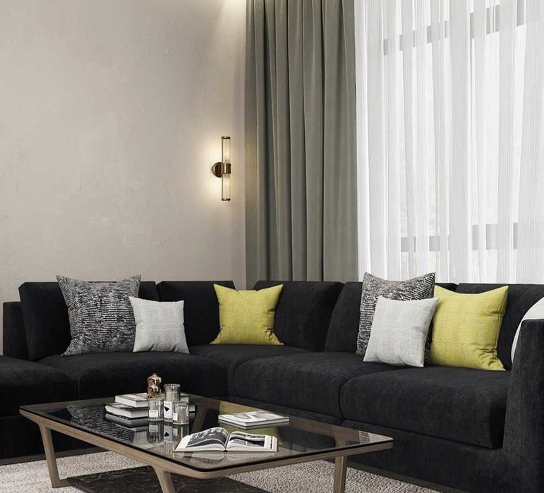 Блекаут завеси светло сив цвят