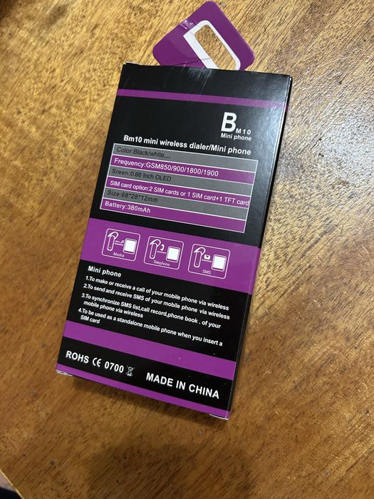 Продавам Mini Phone BM10