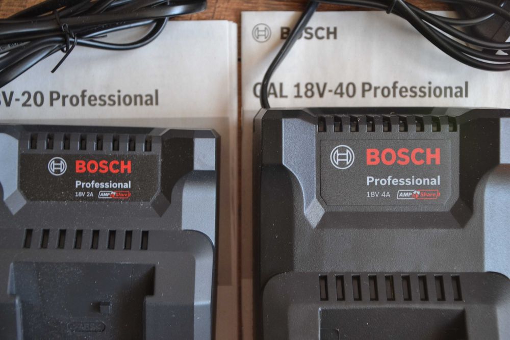 Нови зарядни устройства Bosch 18V