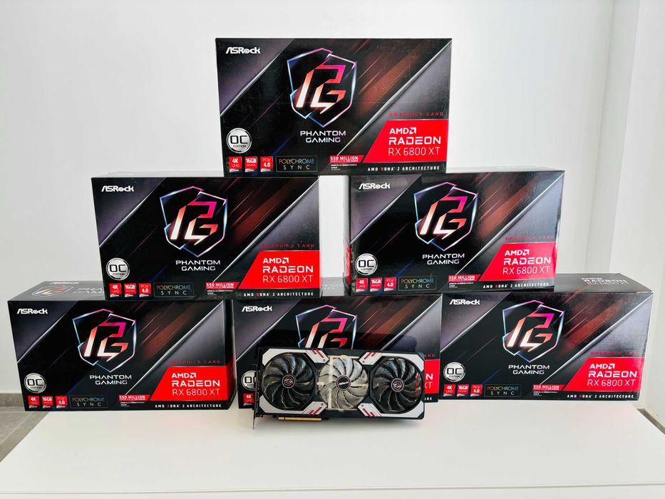 ASRock AMD RX 6800 XT PGD 16 GB - 6 бр.