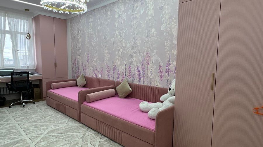 Деткая подростковая мягкая кровать