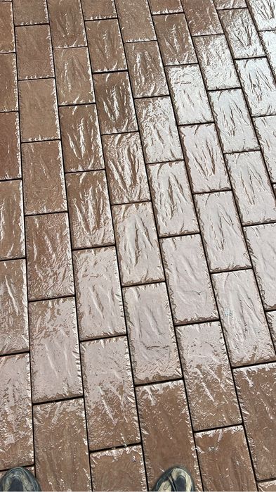 Укладка брустчатки