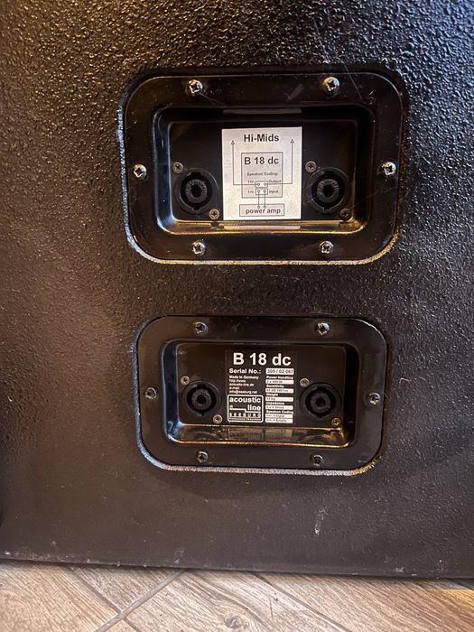 Subwoofer pasiv Seeburg acoustic line B18DC de 18”