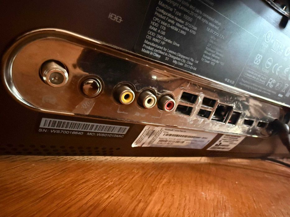 Сенсорный моноблок Lenovo 23" Full HD SSD + HDMI + звук JBL+ РАССРОЧКА