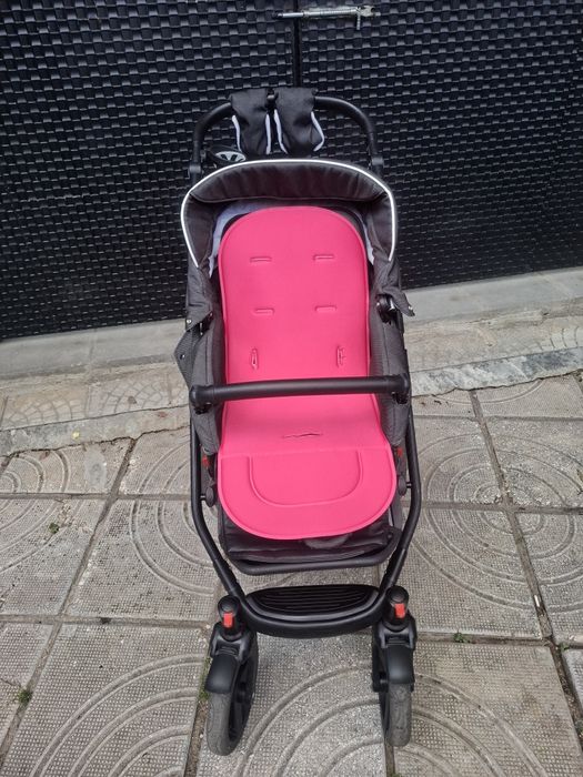 Бебешка количка 3 в 1 в цвят графит