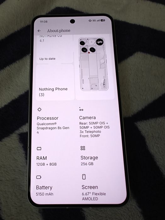 Nothing Phone 3 Alb/12gb&256