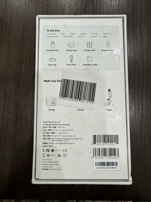 Новая камера Insta360 go 2