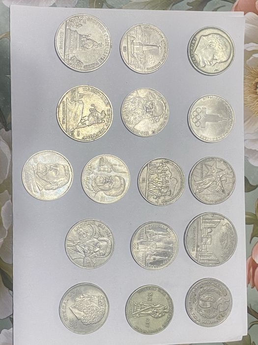 Колекция старинных монет. 58 штук