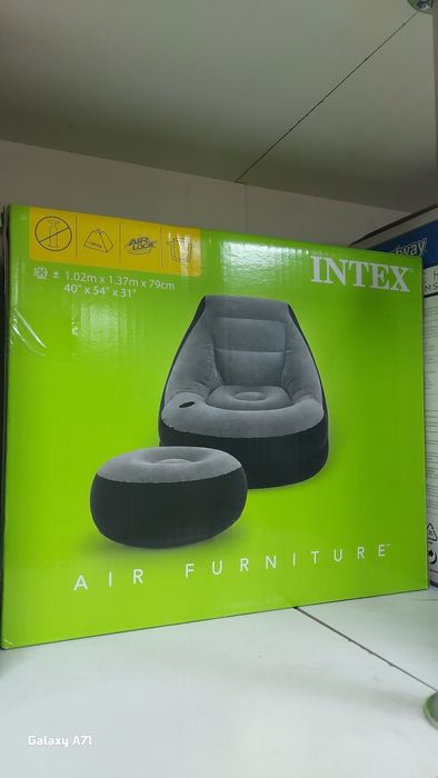 Матрас надувной и кресло