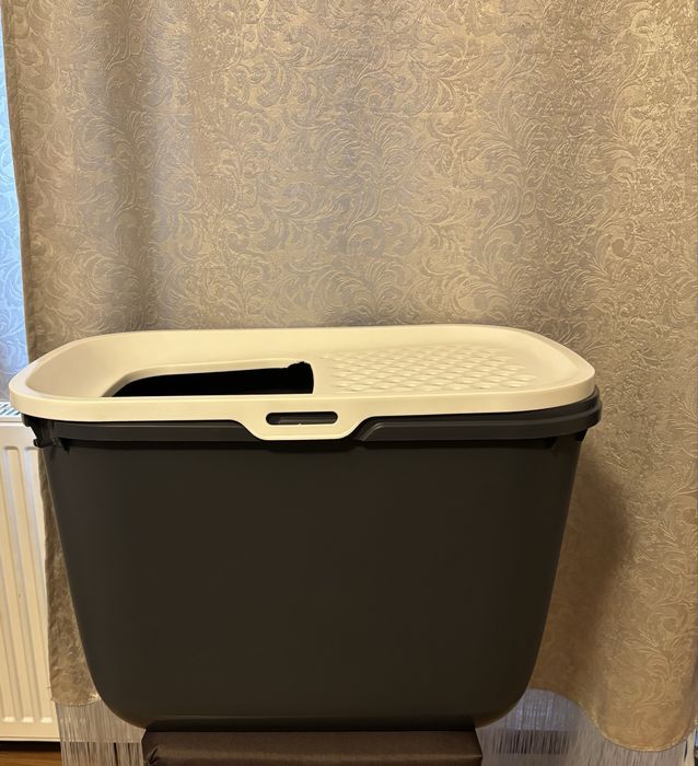 Litiera cu intrare pe deasupra Savic Hop In