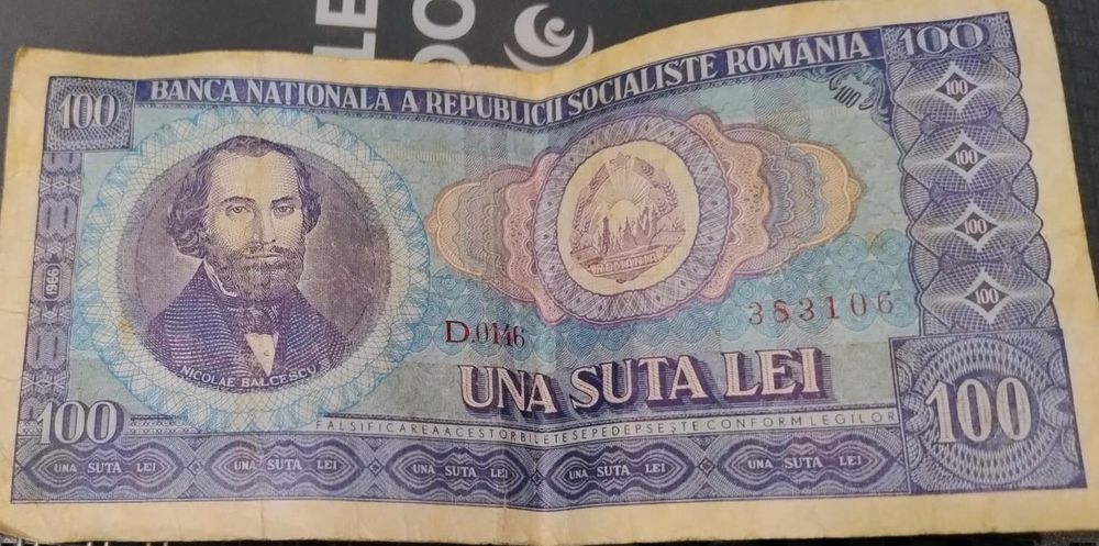Colecție 4 bancnote 100 lei(1966)