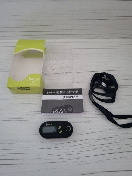 Pedometru Ivole negru