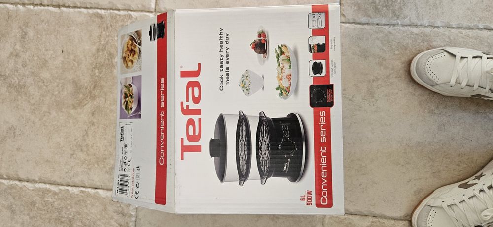 Aparat de gatit cu aburi Tefal VC1401, 900W, Timer, oprire automata