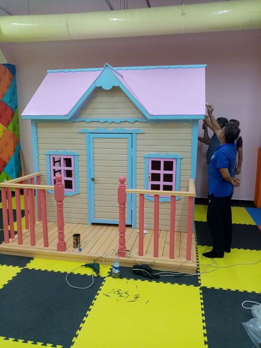 Площадки детские. Деревянный, игровой: для дома и улицы Дом